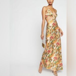 COPY - Reformation Poppies Silk Dress
